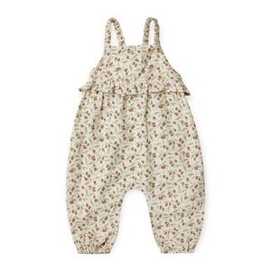 Rylee + Cru Baby Kingsley Ruffle Jumpsuit ~ Kumquat NWT 3-6m